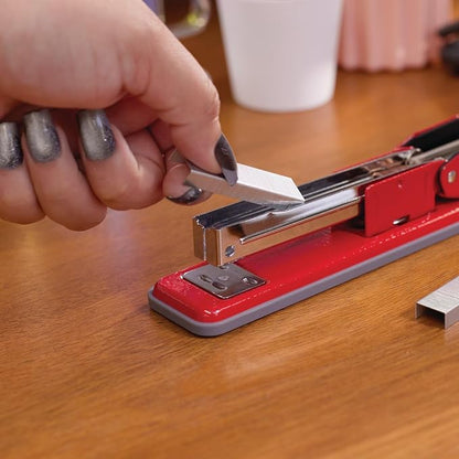 Swingline Stapler, Cub Compact Desktop Stapler, 20 Sheet Capacity, Rio Red - Image 4