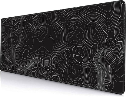 Gaming Mouse Pad, Large Topographic Mouse Pads by SANWUMIAN