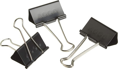 ACCO Binder Clips, 2 Boxes, 12 Clips/Box - Image 4