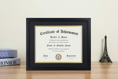 ELSKER&HOME 8.5x11 Certificate Frame Black - Image 2