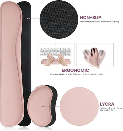 Desk Pad Mat Set, 3-in-1 Large Mouse Pads - Image 4