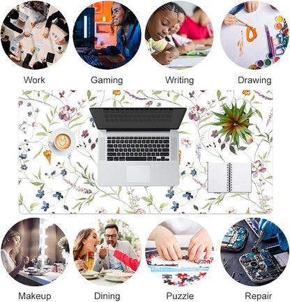 QIYI Floral Mouse Pad, Large Desk Mat - Image 7