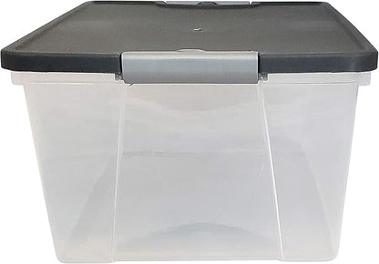 HOMZ 4-Pack Secure Latch, 15 Quart, and Office Organization - Image 9