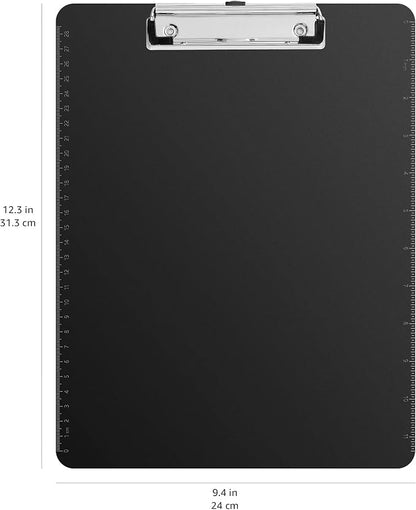 Amazon Basics Sturdy Plastic Clipboards, Low Profile Clip, Lightweight - Image 5