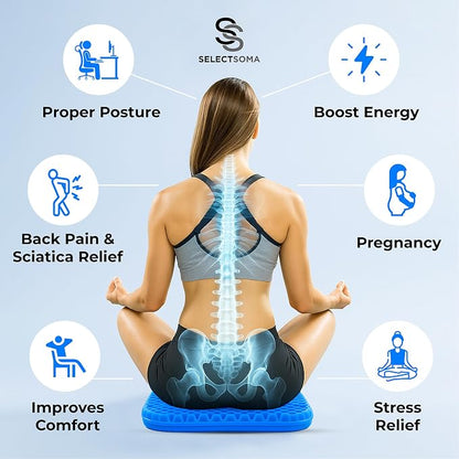 SelectSoma Double-Thick Gel Seat Cushion - Image 7