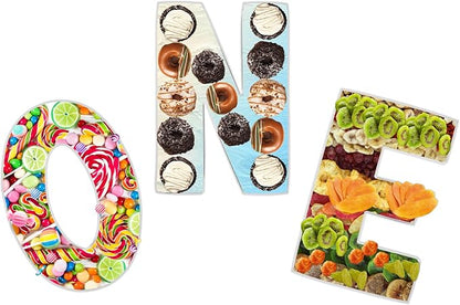 Cardboard ONE Shape Letter Food Serving Tray Large Capacity Versatile Alphabet - Image 9