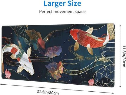 Gaming Mouse Pad Desk Pad, Extended Big Mouse Pad, 31.5x11.8 Inch Long Computer - Image 2