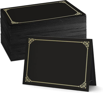 Black Certificate Holders 8.5 x 11, Documents and Diplomas by BELLEKR
