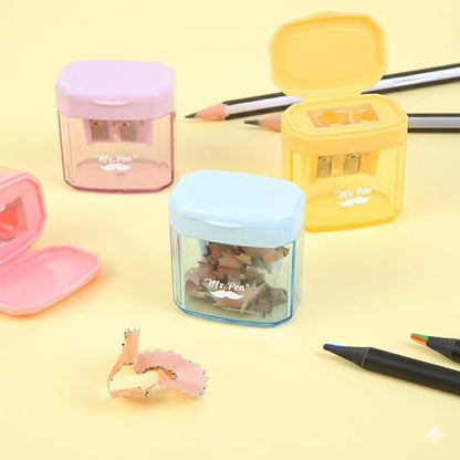 Mr. Pen- Manual Pencil Sharpener, 4 Pack, Dual Holes | Compatible - Image 7
