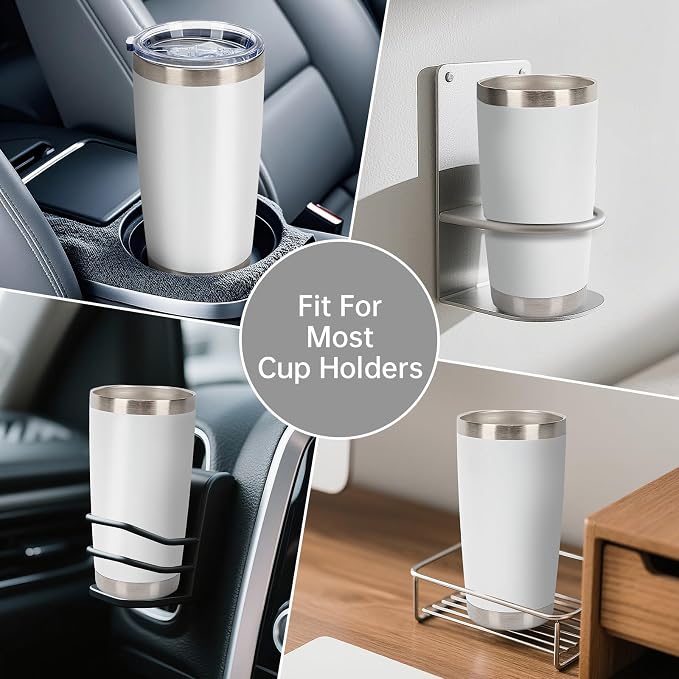 IEOVIEE 32 Pack, 20oz Stainless Steel Bulk Tumblers with Lids and Straws, Double Wall Insulated Travel Coffee Mug, Durable Powder Coated Tumbler Bulk Cup for Cold and Hot Drinks(White) - Image 9