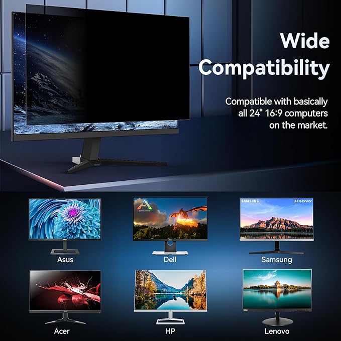 24 Inch Computer Privacy Screen Filter - Image 5