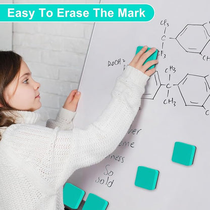 96 Pack Cube Dry Erase Erasers, Mini Magnetic Whiteboard Dry Erasers Chalkboard - Image 6