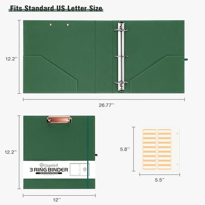 Ospelelf 2 Inch 3 Ring Binder Organizer - Image 6