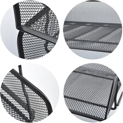 EASEPRES 4 Pack Stackable Desk Paper Tray, Metal Mesh Desktop Document Letter - Image 5