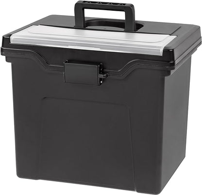 IRIS USA File Box with Lid File Organizer by IRISUSA