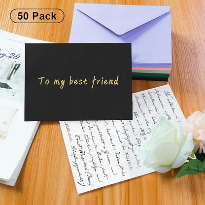 50 Pack A7 Envelopes, 5.24 x 7.24 in Envelopes - Image 4