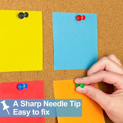 2400 Pcs Multicolor Push Pins, Standard Thumb Tacks - Image 4