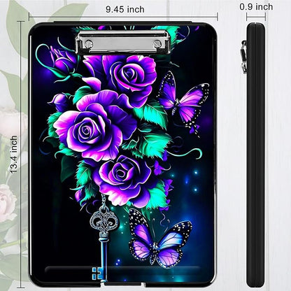 Purple Roses 02 A4 Clipboard - Image 4