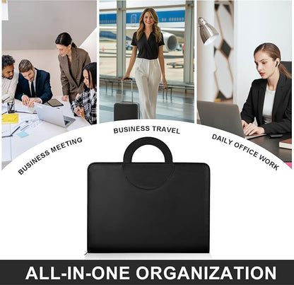 Leathario Portfolio Binder, Includes 5 Folder Index Dividers, 13 Inch Tablets - Image 8