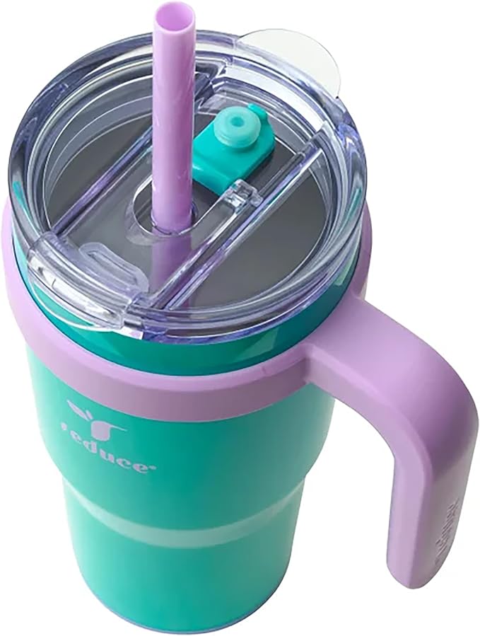 REDUCE 24 oz. Cold1 Tumbler, 2-Pack (Sharp pink and Teal) - Image 2