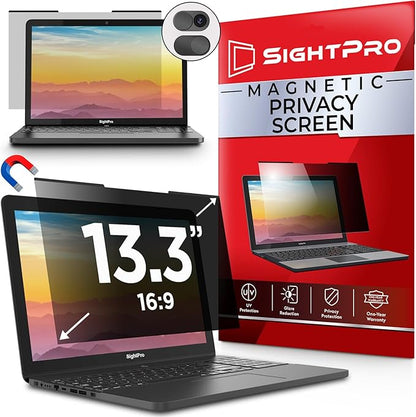 SightPro Magnetic Laptop Privacy Screen 13.3 Inch 16:9 by SightPro