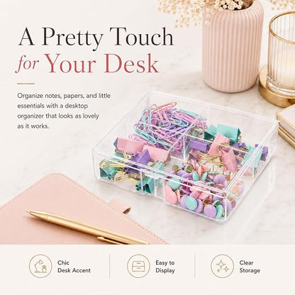 Pastel Paper Clips Binder Clips Push Pins Set - Image 7