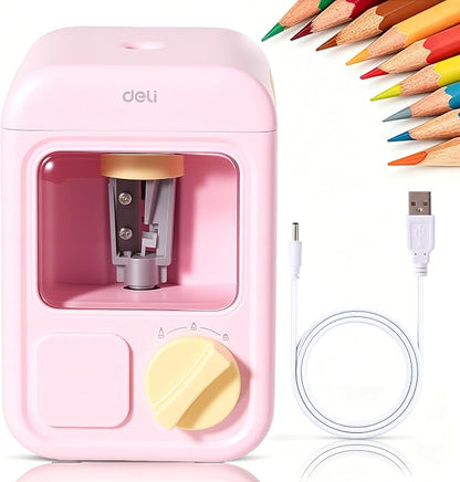 deli Electric Sharpener, Battery Powered, 3 Sizes by delioffice