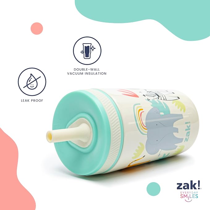 Zak Designs Marvel Spider-Man Kelso Toddler Cups For Travel or At Home, 12oz Vacuum Insulated Stainless Steel Sippy Cup With Leak-Proof Design is Perfect For Kids (Spidey and His Amazing Friends) - Image 4