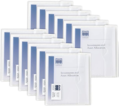 Avery Translucent Document Wallet, Holds Up to 50 Pages, 12 Wallets by Avery