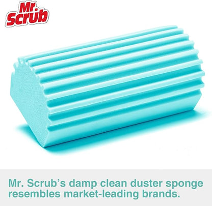 4 Pack Damp Dusting Sponge Duster, Reusable Household Cleaning Sponge Tool - Image 2