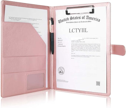 Tiankool Padfolio Portfolio Folder Binder-Faux Leather Portfolio Folder by tiankool