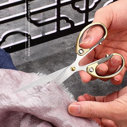 6.3" All Stainless Steel Office Scissors, Ultra Sharp Blade Shears, Sturdy - Image 5