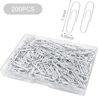 Elisel Paper Clips, Durable and Rustproof Coated Paper Clips, School and - Image 2