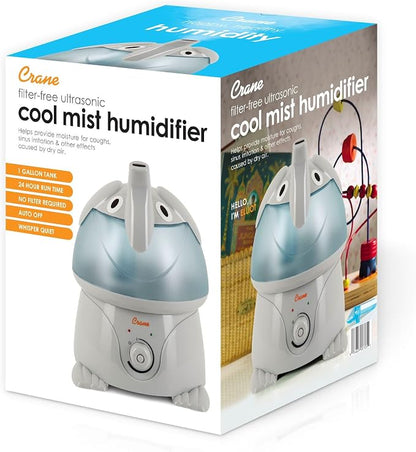 Crane Cute Animal Humidifier for Kids Bedroom and Nursery, Ultrasonic Cool Mist, 1 Gallon, Auto Shut Off, Cool Mist Humidifier - Image 7