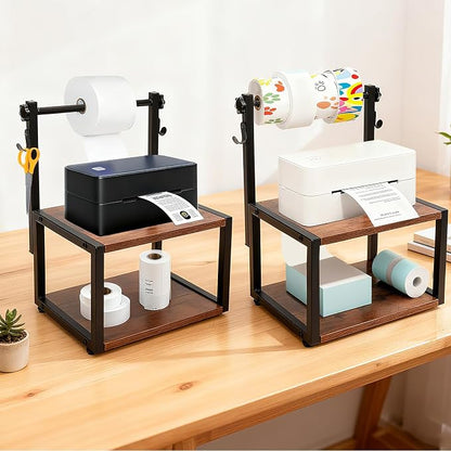 Printer Label Holder for Thermal, Adjustable Screws for Label Sticker | - Image 4