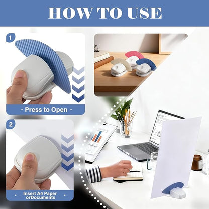 3 Pcs Paper Holder Stand for Typing – Non-Slip Desktop Document Holder - Image 6