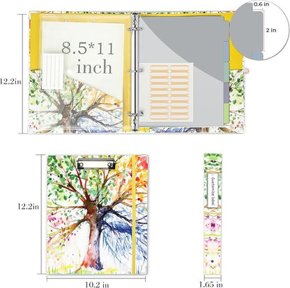 1 Inch 3 Ring Binder Organizer, Three Ring Binder - Image 6