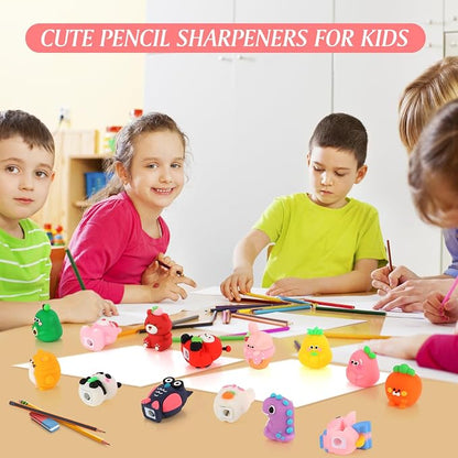 30 PCS Cute Pencil Sharpener for Kids Handheld Pencil Sharpener Bulk Kawaii - Image 5