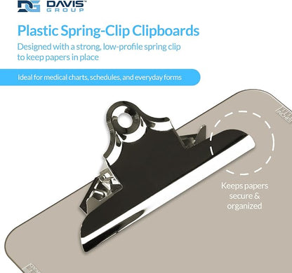 Pack of 6 Plastic Clipboards - Image 2