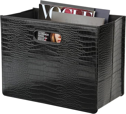 HofferRuffer Magazine Basket Holder, Foldable Magazine Rack, Document File by HofferRuffer