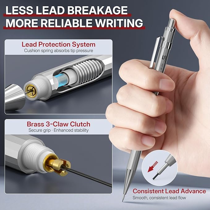 WUO 0.5mm Mechanical Pencil Set - Image 4