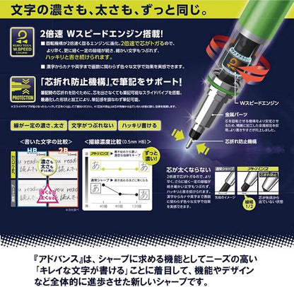 Uni Mechanical Pencil, Kuru Toga Advance - Image 3