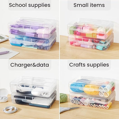 Sooez 6 Pack Pencil Box, Hard Pencil Boxes - Image 6
