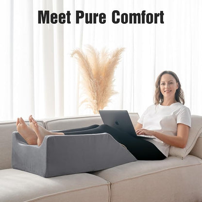 LightEase Post-Surgery Leg, Ankle Elevation Double Wedge Pillow, Memory Foam - Image 7
