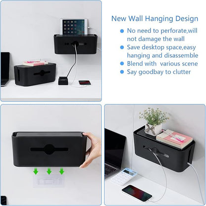 Cable Management Box, Cord Organizer Box - Image 3