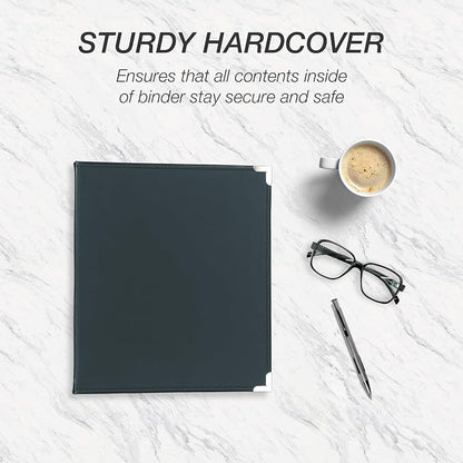 Samsill Classic Collection 3 Ring Leather Binder, Executive Presentation - Image 4