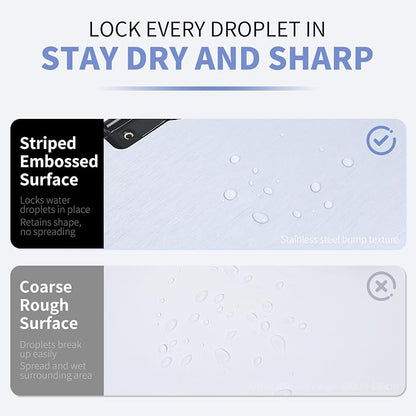 Clipboard Folder, with Dual Metal Clips, Embossed-Texture, Folding 360° Rotating - Image 8