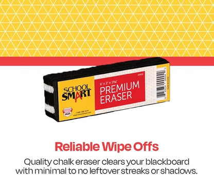 School Smart Premium Chalkboard Eraser - Image 2