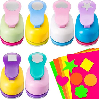 CHENGU 1 Inch 16 Pcs Craft Hole Punch Set by CHENGU