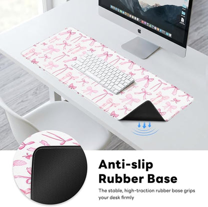 Desk Mat, Big Desk Pad, 31.5x11.8 Inches Extended Big Gaming Mouse Pad - Image 6